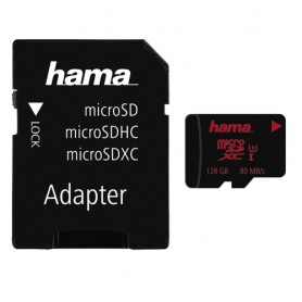 Hama microSDXC 128GB memoria flash UHS-I Classe 3 (181000)