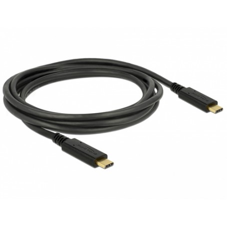 DeLOCK 83668 cavo USB 2 m USB 3.2 Gen 1 (3.1 Gen 1) USB C Nero (83668)