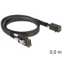 DeLOCK 83388 cavo Serial Attached SCSI (SAS) 0,5 m Nero (83388)