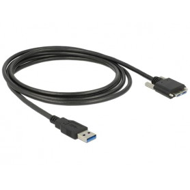 DeLOCK 83599 cavo USB 3 m USB 3.2 Gen 1 (3.1 Gen 1) USB A Micro-USB B Nero (83599)
