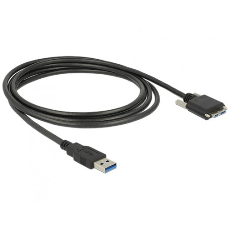 DeLOCK 83599 cavo USB 3 m USB 3.2 Gen 1 (3.1 Gen 1) USB A Micro-USB B Nero (83599)