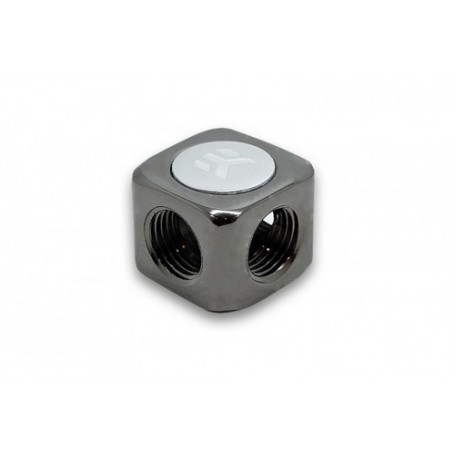 EK Water Blocks EK-AF T-Splitter 3F G1/4 Nero, Nichel (3831109847091)