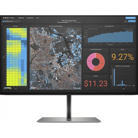 HP Z24f G3 60,5 cm (23.8") 1920 x 1080 Pixel Full HD Argento (3G828AA#ABB)