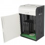 lockncharge Carrier 10 Armadio per la gestione dei dispositivi portatili Blu, Verde, Grigio, Bianco (LNC10386)