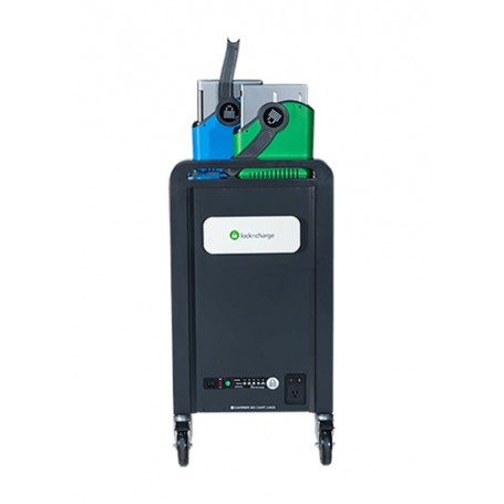 lockncharge Carrier 20 Carrello per la gestione dei dispositivi portatili Nero, Blu, Verde, Metallico (LNC10389)