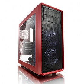 Fractal Design Focus G Midi Tower Nero, Rosso (FD-CA-FOCUS-RD-W)