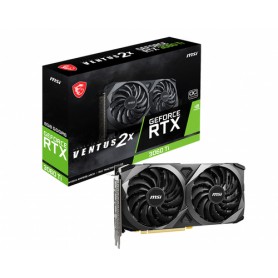 MSI RTX 3060 TI VENTUS 2X 8G OC V1 LHR scheda video NVIDIA GeForce RTX 3060 Ti 8 GB GDDR6 (V397-232R)