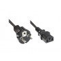 Alcasa 1501 cavo di alimentazione Nero 1,8 m CEE7/7 IEC C13 (1501)
