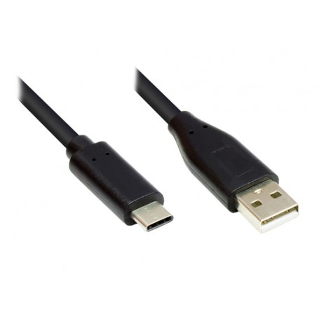 Alcasa GC-M0116 cavo e adattatore video 0,5 m USB tipo-C USB tipo A Nero (GC-M0116)