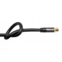 Alcasa GC-M2054 cavo coassiale 3 m Nero, Oro (GC-M2054)