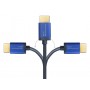 Alcasa 4521-SF015B cavo HDMI 1,5 m HDMI tipo A (Standard) Blu (4521-SF015B)