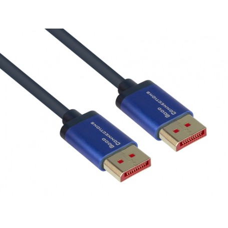 Alcasa 4814-SF020B cavo DisplayPort 2 m Blu (4814-SF020B)