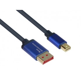 Alcasa 4824-SF010B cavo DisplayPort 1 m Mini DisplayPort Blu (4824-SF010B)