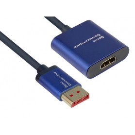 Alcasa DP-AD07 cavo e adattatore video 0,2 m DisplayPort HDMI Blu (DP-AD07)