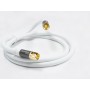 Alcasa GC-M2084 cavo coassiale RG-6/UL 3 m IEC Bianco (GC-M2084)