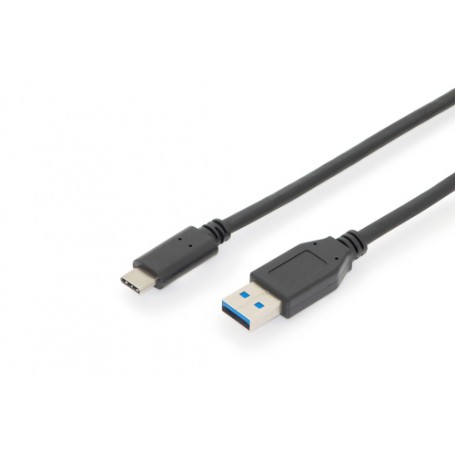 Digitus DB-300146-010-S cavo USB 1 m USB 3.2 Gen 2 (3.1 Gen 2) USB C USB A Nero (DB-300146-010-S)