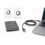 Digitus DB-300146-010-S cavo USB 1 m USB 3.2 Gen 2 (3.1 Gen 2) USB C USB A Nero (DB-300146-010-S)