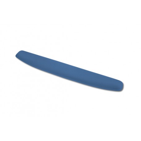 Ednet 64222 poggiapolso Gel, Plastica Poliuretanica PU, Poliestere Blu (64222)