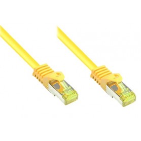 Alcasa 8070R-003Y cavo di rete Giallo 0,25 m Cat7 S/FTP (S-STP) (8070R-003Y)