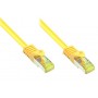 Alcasa 8070R-003Y cavo di rete Giallo 0,25 m Cat7 S/FTP (S-STP) (8070R-003Y)