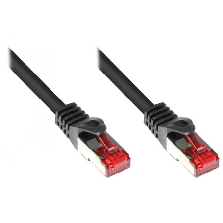 Alcasa 15m Cat6 S/FTP cavo di rete Nero S/FTP (S-STP) (8060-150S)