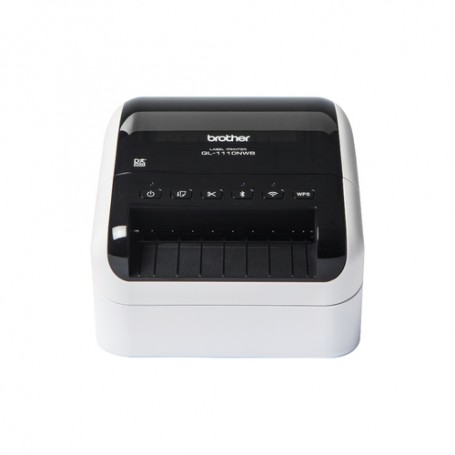 Brother QL-1110NWB stampante per etichette (CD) Termica diretta 300 x 300 DPI Con cavo e senza cavo DK (QL1110NWBZG1)
