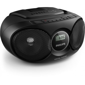 Philips AZ215B/12 impianto stereo portatile Digitale 3 W Nero (AZ215B/12)