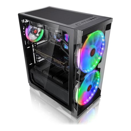 RAIJINTEK Silenos Pro Midi Tower Nero, Trasparente (0R20B00180)