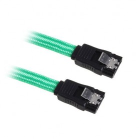 BitFenix SATA 6Gb/s, 0.3m cavo SATA 0,3 m Verde (BFA-MSC-SATA330GK-RP)