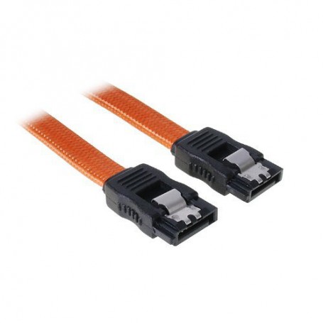 BitFenix SATA 6Gb/s, 0.3m cavo SATA 0,3 m Arancione (BFA-MSC-SATA330OK-RP)