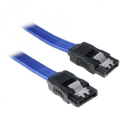 BitFenix SATA 6Gb/s, 0.3m cavo SATA 0,3 m Blu (BFA-MSC-SATA330BK-RP)
