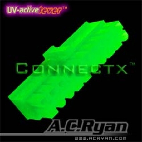 AC Ryan Connectx™ ATX20pin Female - UVGreen 100x Verde (ACR-CB7983)
