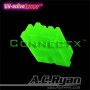 AC Ryan Connectx™ Floppy Power 4pin Female - UVGreen 100x Verde (ACR-CB7938)