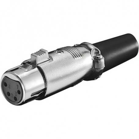 Goobay microphone jack cavo di collegamento 4pin Nero (11960)