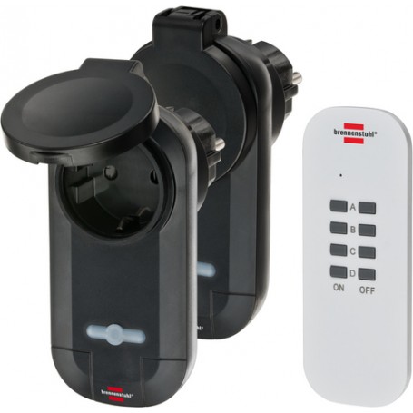Brennenstuhl 1507030 presa intelligente 1000 W Nero (1507030)