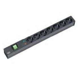 Bachmann 333.535 unità di distribuzione dell'energia (PDU) 7 presa(e) AC 1U Nero (333.535)
