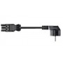 Bachmann H05VV-F 3G 1.5 mm² 1.5m Nero 1,5 m CEE7/4 GST18/3 (375.000)