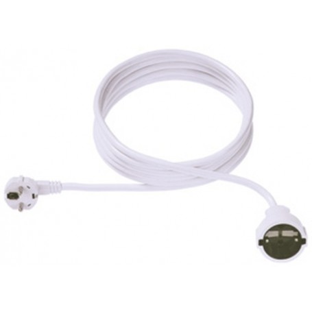 Bachmann 5m Schuko H05VV­F 3G 1.50mm² Bianco (341.286)