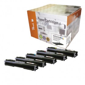 Peach PT560 cartuccia toner 5 pz Nero, Ciano, Magenta, Giallo (PT560)