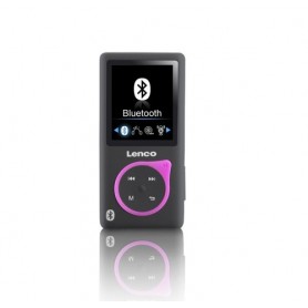 Lenco XEMIO-768 PINK lettore e registratore MP3/MP4 Lettore MP3 8 GB Nero, Rosa (XEMIO-768 PINK)