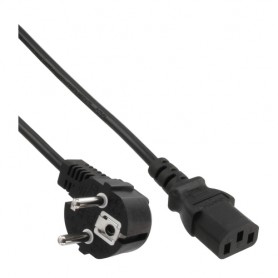 InLine Schuko to 3pin IEC female Black 10m Nero (16655M)