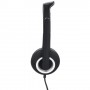 Hama HS-USB250 Cuffia Padiglione auricolare USB tipo A Nero, Argento (00139928)