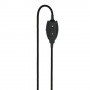Hama HS-USB250 Cuffia Padiglione auricolare USB tipo A Nero, Argento (00139928)