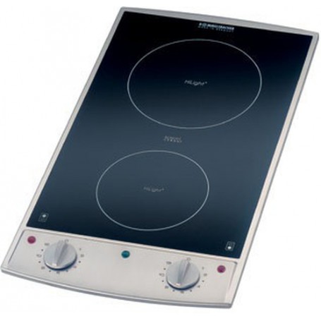 Rommelsbacher EBC 3075/E piano cottura Nero, Acciaio inossidabile Superficie piana Ceramica 2 Fornello(i) (EBC3075/E)