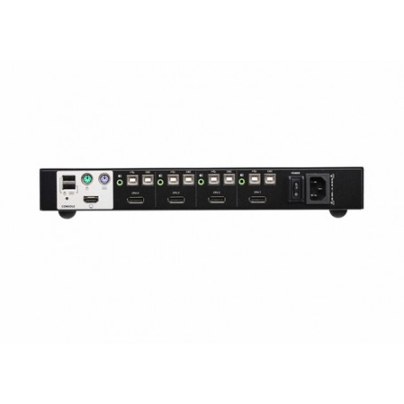 ATEN Switch KVM USB DisplayPort per la sicurezza a 4 porte (conforme PSS PP v3.0) (CS1184DP-AT-G)
