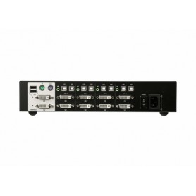 ATEN Switch KVM schermo doppio USB DVI per la sicurezza a 4 porte (conforme PSS PP v3.0) (CS1144D-AT-G)