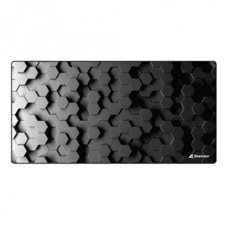 Sharkoon SKILLER SGP30 Big Hex Tappetino per mouse per gioco da computer Nero (4044951032242)
