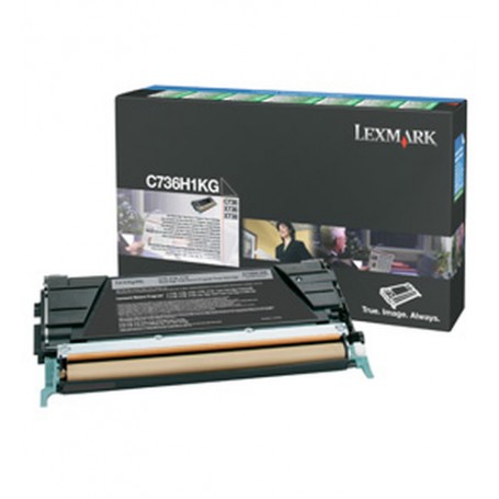 Lexmark C736H1KG cartuccia toner 1 pz Originale Nero (C736H1KG)
