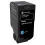 Lexmark 74C20C0 cartuccia toner 1 pz Originale Ciano (74C20C0)