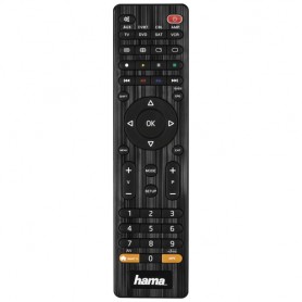 Hama 00012307 telecomando IR Wireless AUX1, Cavo, DVD/Blu-ray, SAT, TV, VCR Pulsanti (12307)